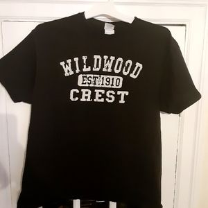 Black wildwood crest logo tshirt size L